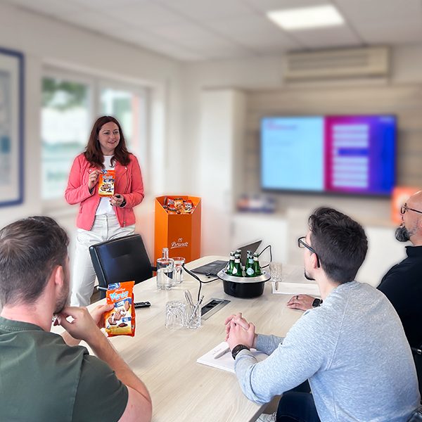 Produktschulung für Petri Außendienstmitarbeitende von Brandt Produkten