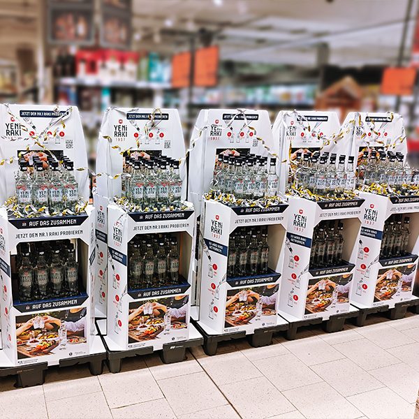 Zweitplatzierung von Yeni Raki im Markt